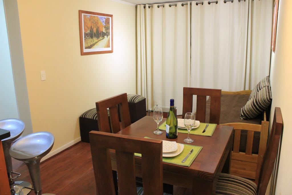 Apartmán Plaza Paris Amistar Santiago de Chile Exteriér fotografie