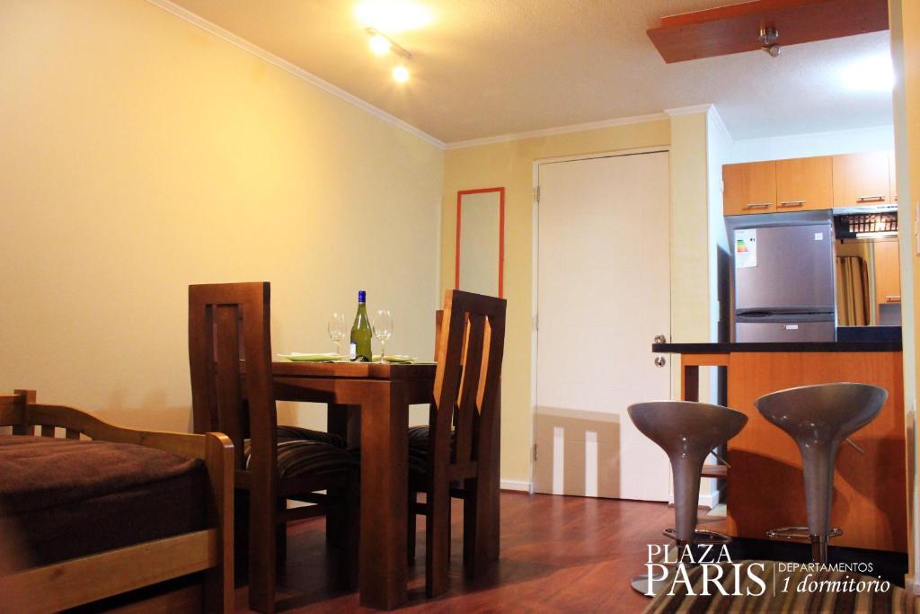 Apartmán Plaza Paris Amistar Santiago de Chile Pokoj fotografie
