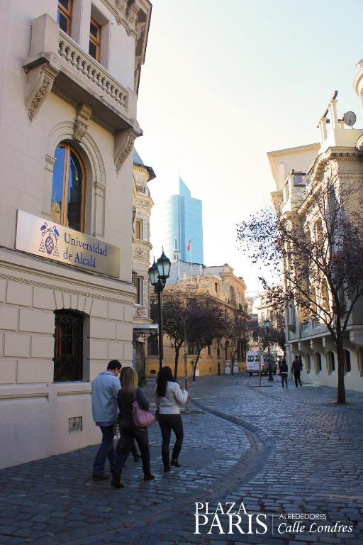 Apartmán Plaza Paris Amistar Santiago de Chile Exteriér fotografie