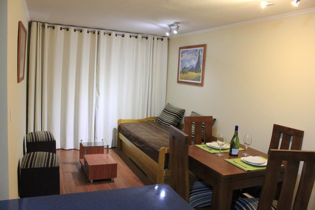 Apartmán Plaza Paris Amistar Santiago de Chile Exteriér fotografie