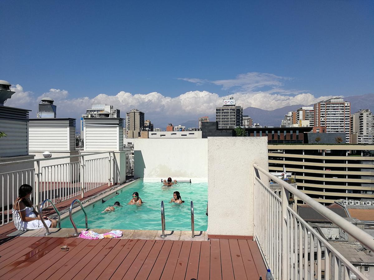 Apartmán Plaza Paris Amistar Santiago de Chile Exteriér fotografie